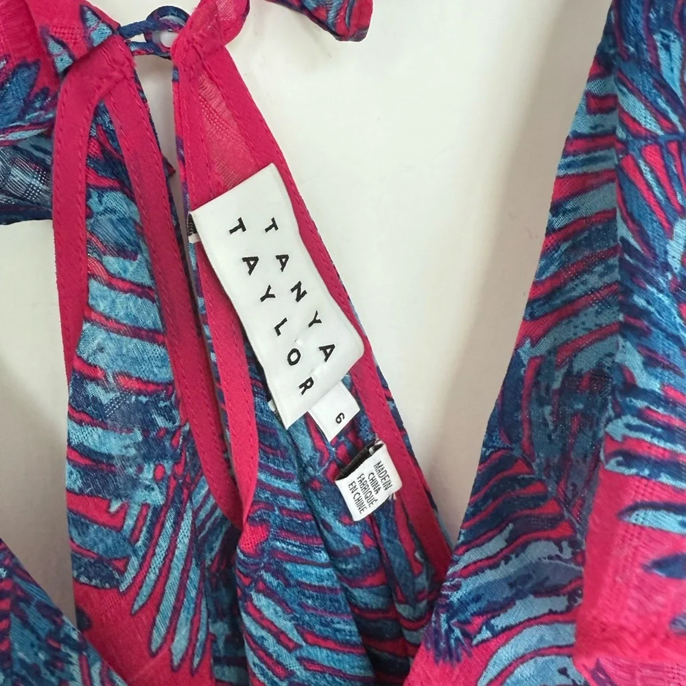 Tanya Taylor Ruffled Silk Top - Picture 3 of 5